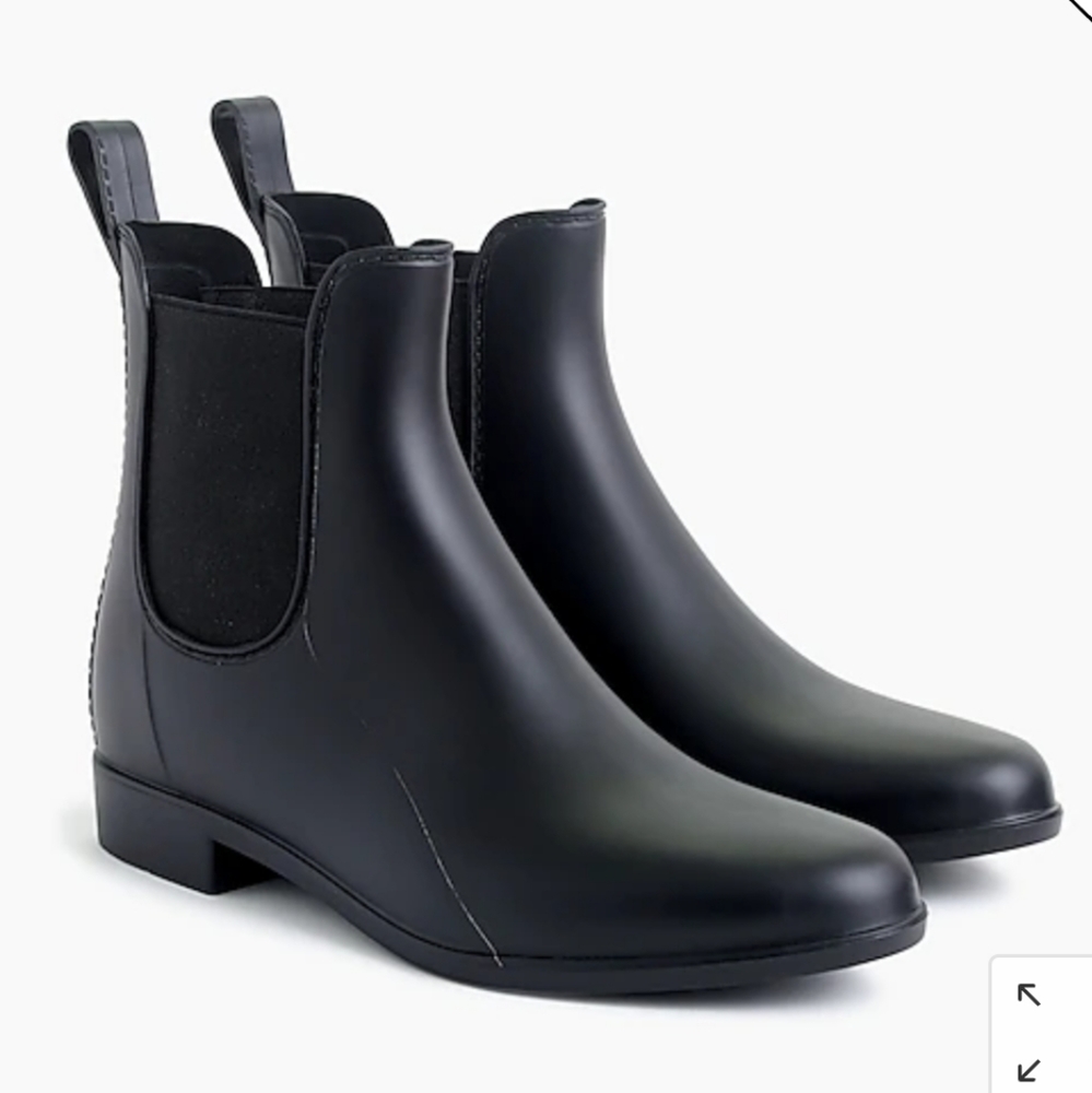 J Crew Merchantile Chelsea Rain Boots sz 5